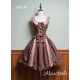 Alice Girl Bear Chocolate Short and Long Skirt and JSK(2nd Pre-Order/2 Colours/Full Payment Without Shipping)
